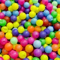 3d balls in rainbow color - colorful plastic ball Royalty Free Stock Photo