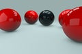 3D Balls Royalty Free Stock Photo