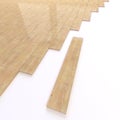 3d Bamboo floor tiles Royalty Free Stock Photo