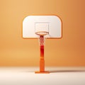 3D basketball hoop, capturing the essence of sports, competition, and the thrill of slam dunks. Royalty Free Stock Photo