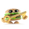 3d Beefburger has a gold key