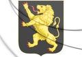 3D Belgium Coat of Arms.