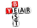 3D Best Year Crossword