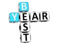 3D Best Year Crossword