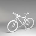 3d Bicycle isolated on white background Royalty Free Stock Photo