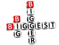 3D Biggest Bigeer Big Crossword