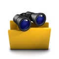 3d Binoculars folder icon