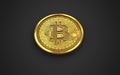 3d bitcoin blank Royalty Free Stock Photo