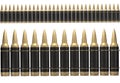 3d black ammunition belt