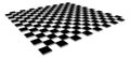 3d black squares with shadows isolated Royalty Free Stock Photo