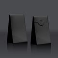 3D Black Velvet Product Gift Jewelry Cardboard