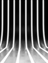 3d black and white glowing stripes on futuristic background