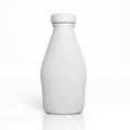 3D blank bottle mockup