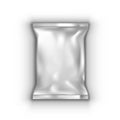 3D Blank Plastic Snack Package With Shadow