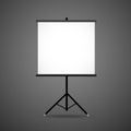 3d blank projection screen template