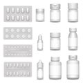 Pharmaceutical packs collection Royalty Free Stock Photo