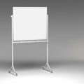 3d Blank Whiteboard Royalty Free Stock Photo