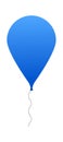 3D Blue Balloon Party Decoration Royalty Free Stock Photo