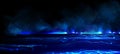 3d blue crack effect and fire light background
