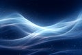 3d blue fractal background with stars and light swirl Royalty Free Stock Photo