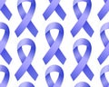 3d Blue ribbon seamless pattern to Colon Cancer and Colo-rectal Cancer Awareness month