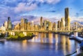 D BNE Story bridge light Royalty Free Stock Photo