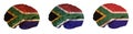 South Africa flag of Human Brain