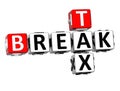 3D Break Tax Crossword