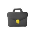 3d Briefcase cartoon vector icon. Concept for business and finance. Investment, briefcase, money icon Royalty Free Stock Photo