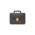 3d Briefcase cartoon vector icon. Concept for business and finance. Investment, briefcase, money icon Royalty Free Stock Photo