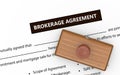 3d brokerage agreement rubber stamp