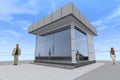 3D building render in Armenia