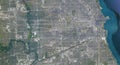 3D Buildings Rendering Chicago United States HD satellite image