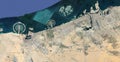 3D Buildings Rendering Dubai United Arab Emirates HD satellite image