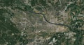 3D Buildings Rendering Little Rock United States HD satellite image