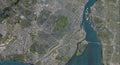 3D Buildings Rendering Montreal Canada HD satellite image