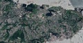 3D Buildings Rendering Suva Fiji HD satellite image