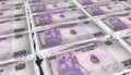3D Bunch of Congo Democratic Republic 200 Francs Money Banknote