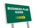 3d business plan guide road sign