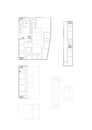 2D CAD drawing. Floor plan of the university building complex