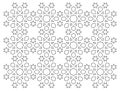 2D CAD drawing of Islamic geometric pattern. Islamic patterns use elements of geometry that are repeated in their designs. Royalty Free Stock Photo