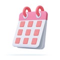 Calendar assignment icon. Planning concept.