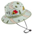 3D camping hat isolated on white background Royalty Free Stock Photo
