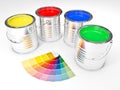 3d can paint Royalty Free Stock Photo