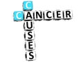 3D Cancer Causes Crossword Royalty Free Stock Photo