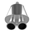 3d Car exhaust muffler