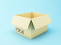 3D carboard boxes. Delivery concept. Royalty Free Stock Photo