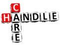 3D Care Handle Crossword Royalty Free Stock Photo