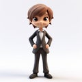 3d Cartoon Businessman Lt007: Tom Chambers Style With A Touch Of Anime