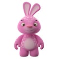 3D cartoon character, easter bunny